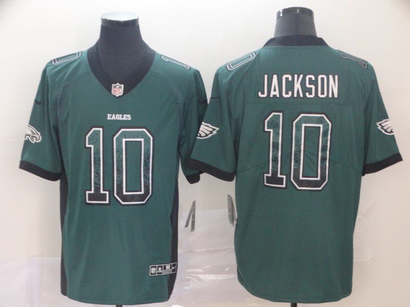 Men Philadelphia Eagles 10 Jackson Green Nike Drift Fashion Limited NFL Jersey
